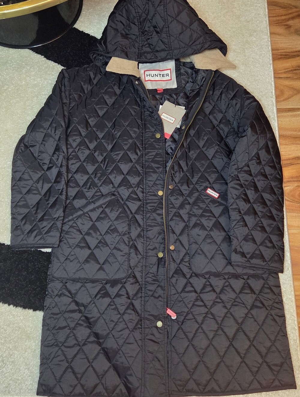 WOMEN'S BLACK ' ALLISON' STAR QUILTED JACKET